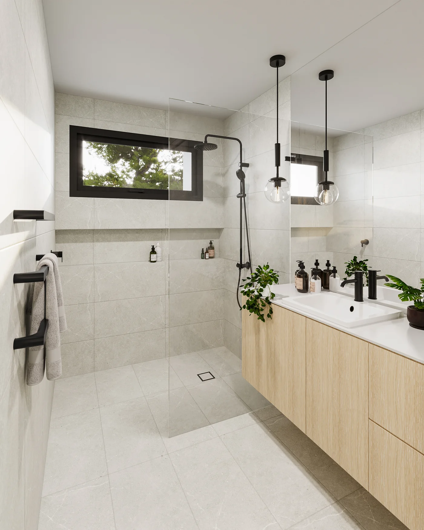 Illustrative contemporary bathroom